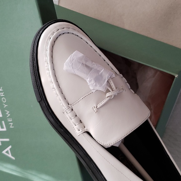 ATELJE 71 New COLE Leather Tassel Platform Flats Loafers Flatforms NIB Womens  7 - Picture 9 of 16